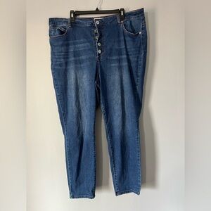 Eloquii button fly women’s Jeans size 22v